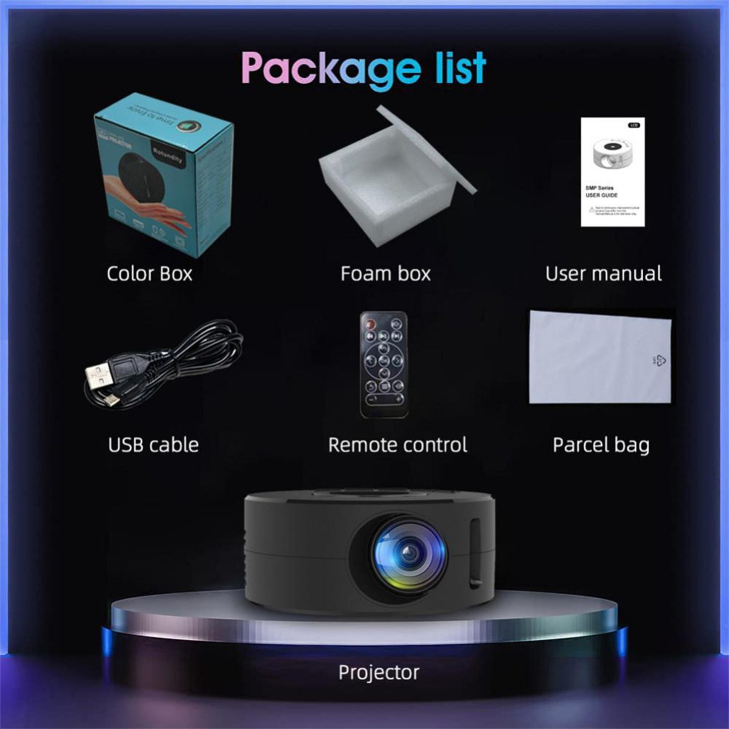 Proiettore mini - portatile per smartphone