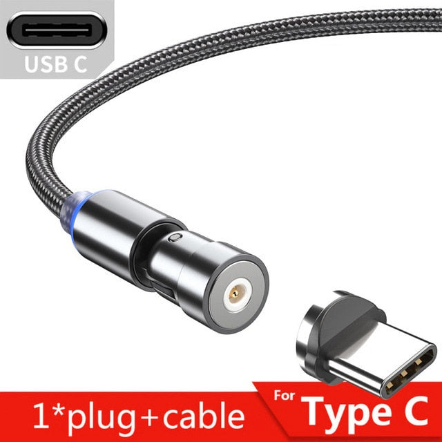 Cavo Magnetico potente per tutti i dispositivi -USB, Type C, IOS con carica veloce