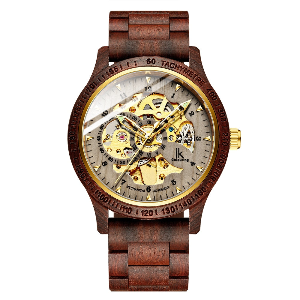 Orologio in legno resistente 30M