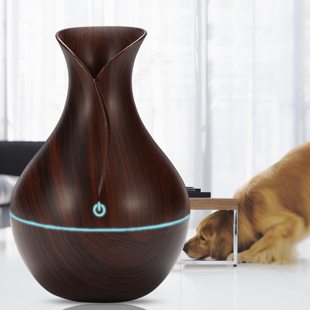 Vase Shape Wood (umidificatore )