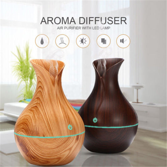 Vase Shape Wood (umidificatore )