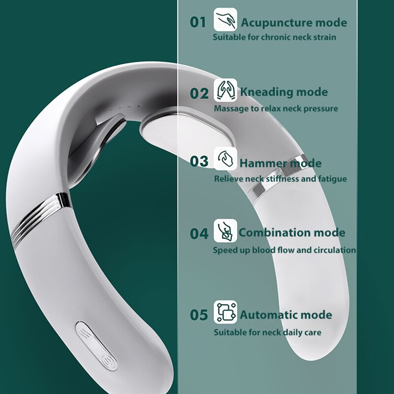 Massaggiatore muscolare per il collo e cervicale EMS